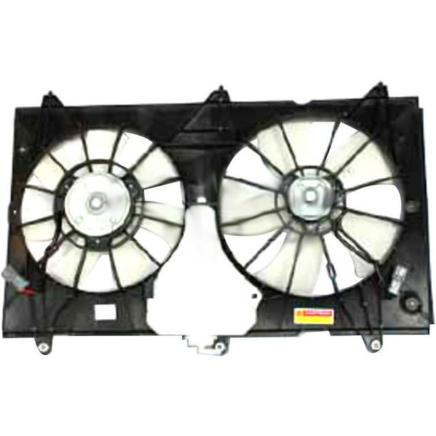 Brand New Engine Cooling Fan Assembly For Honda Accord 2.4L 4 Cyl 2003-2007